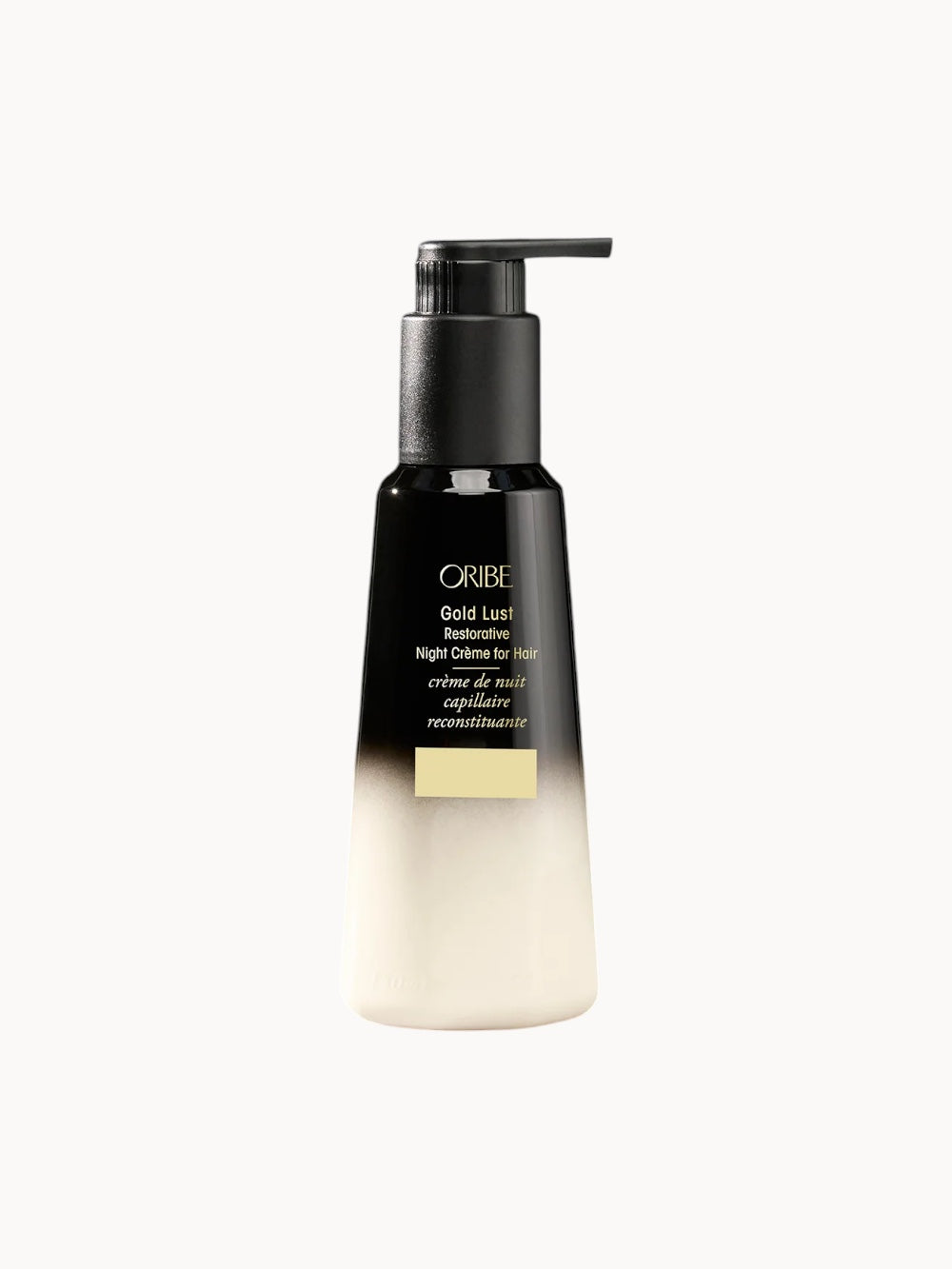 Crema nocturna residual de lujuria de oro para el cabello