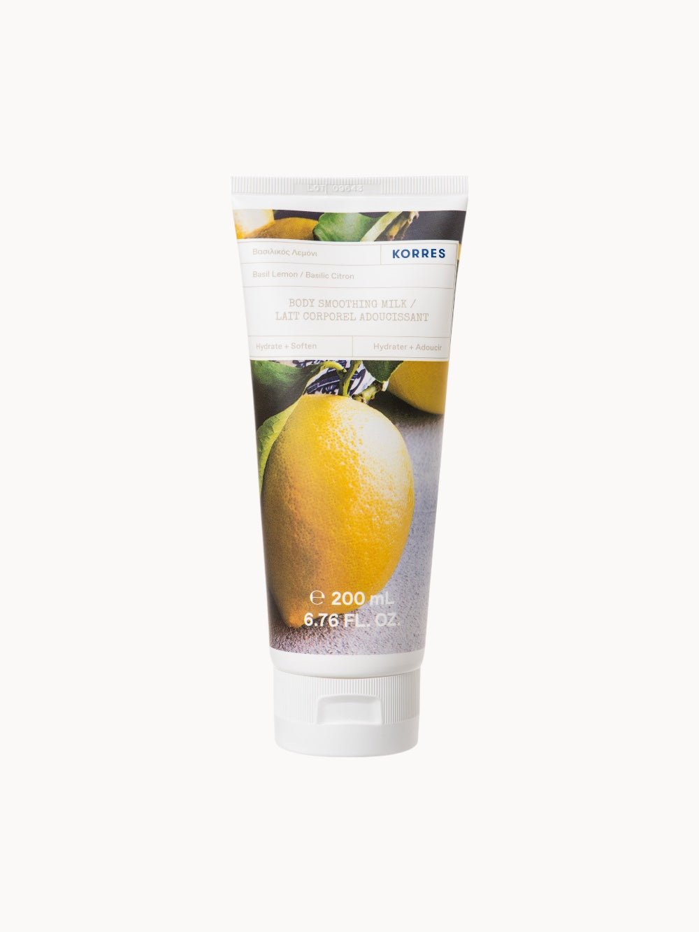 BASIL LEMON Wygładzające mleczko do ciała