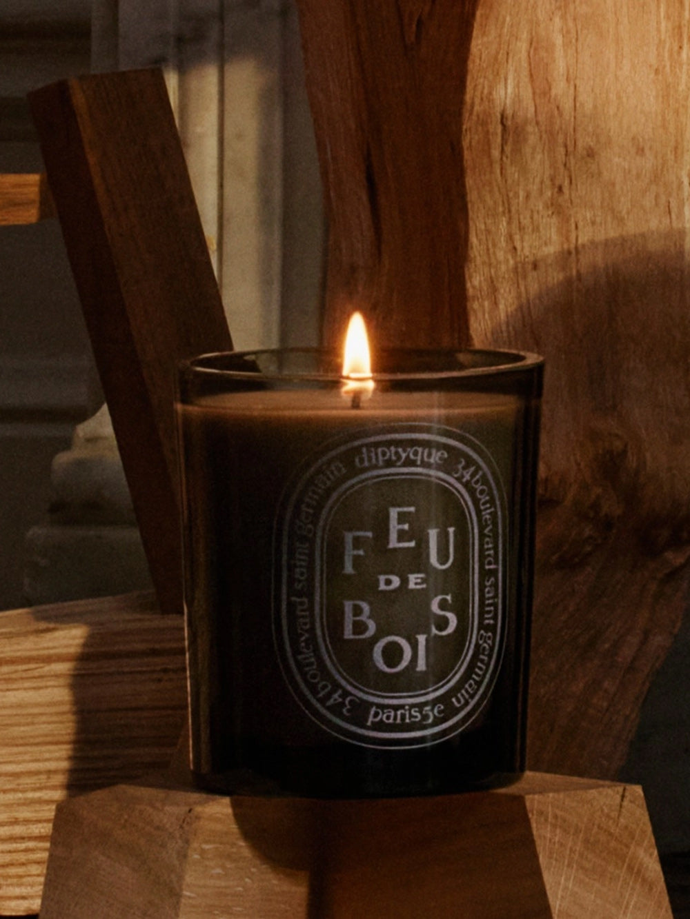 Candle Feu de Bois
