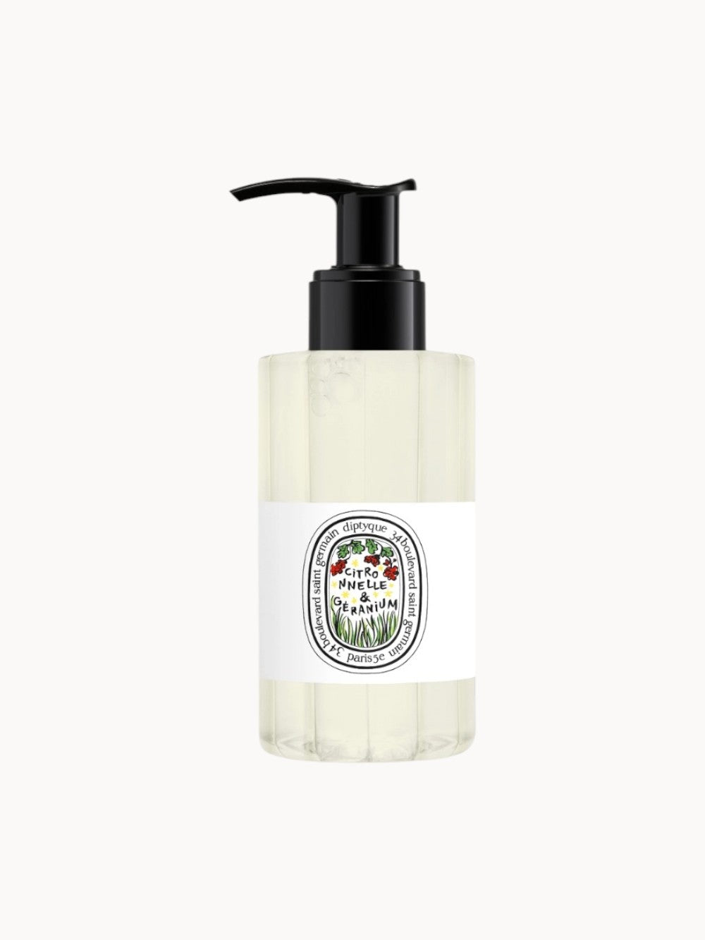 Lemongrass & Geranium - Perfumed wash gel for hands and body