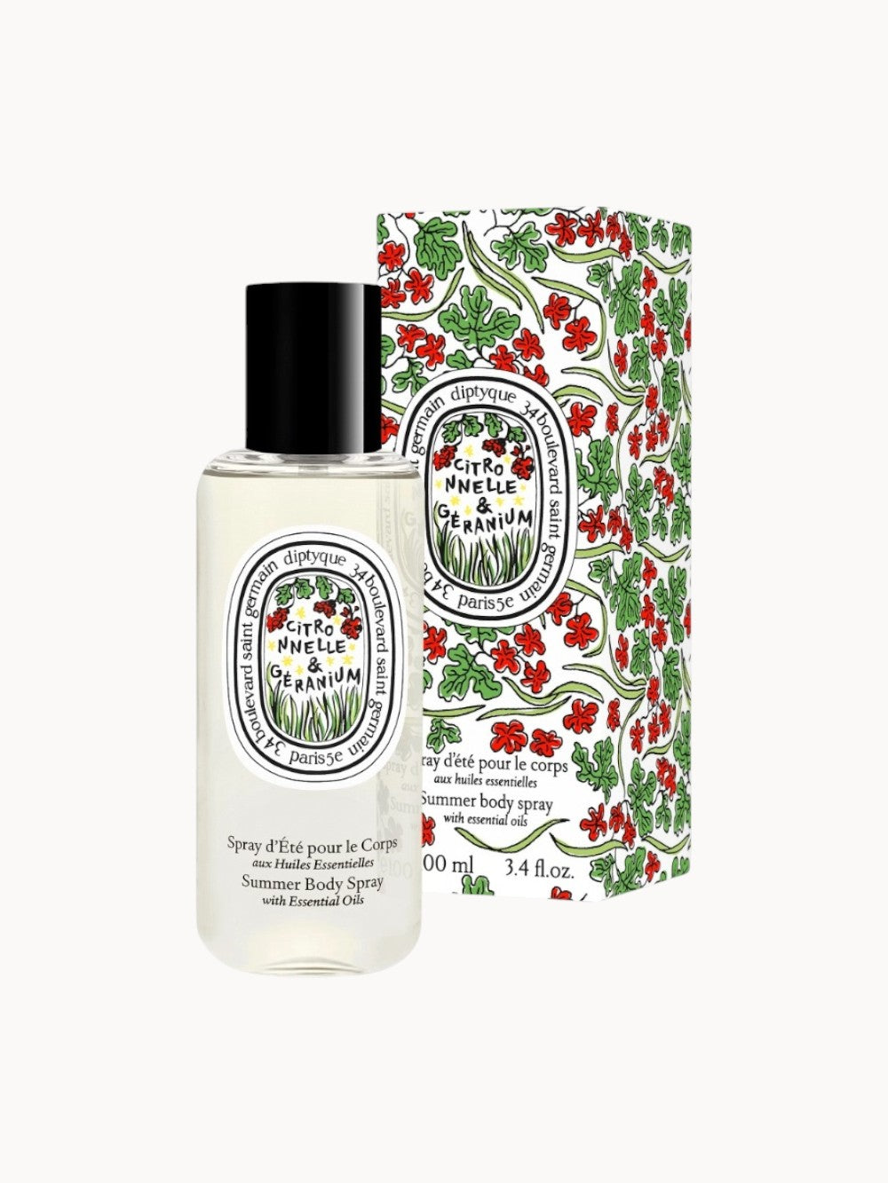 Lemongrass & Geranium - Summer body spray