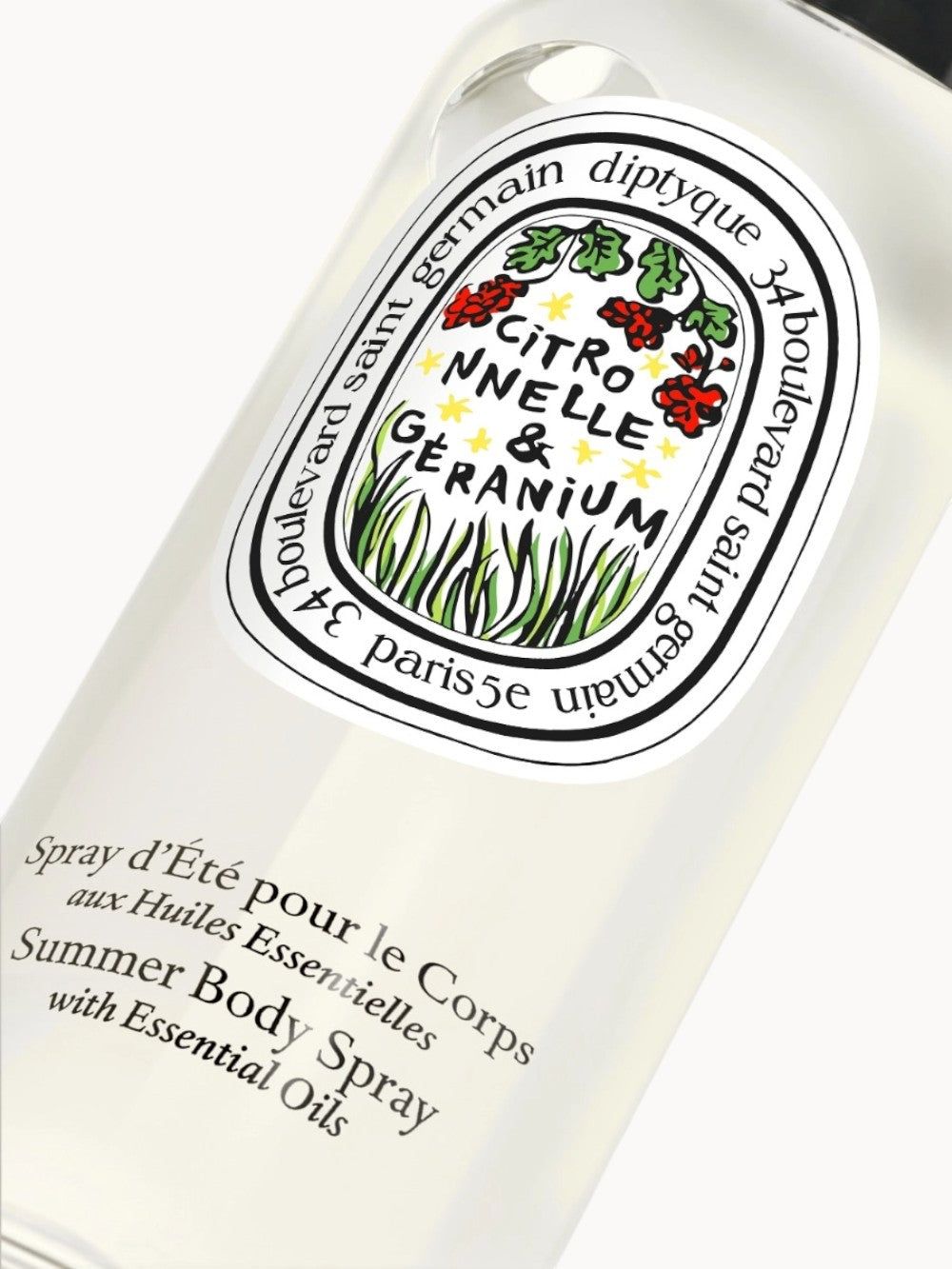 Lemongrass & Geranium - Summer body spray