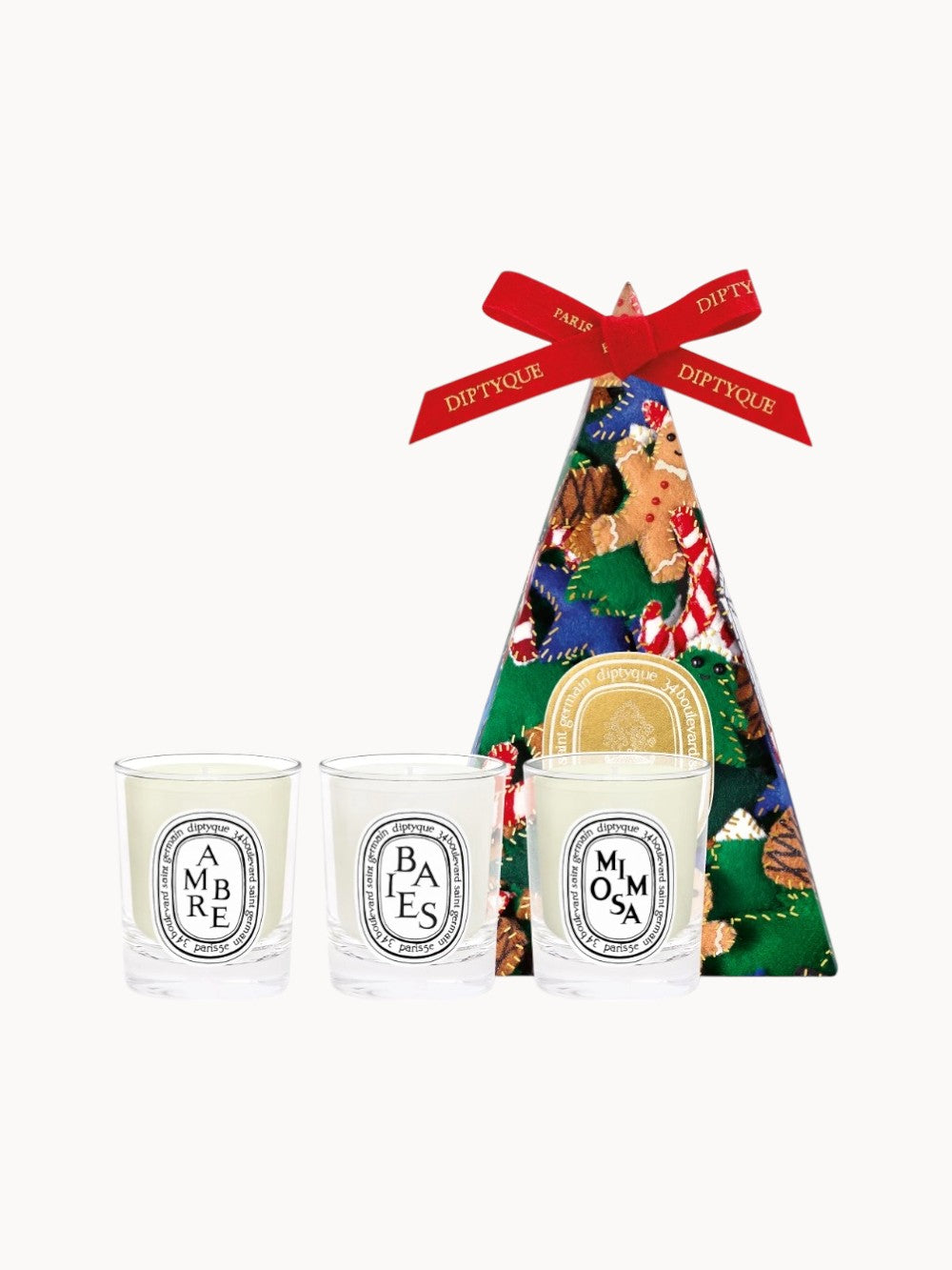 Surprise set of 3 mini candles - holiday edition