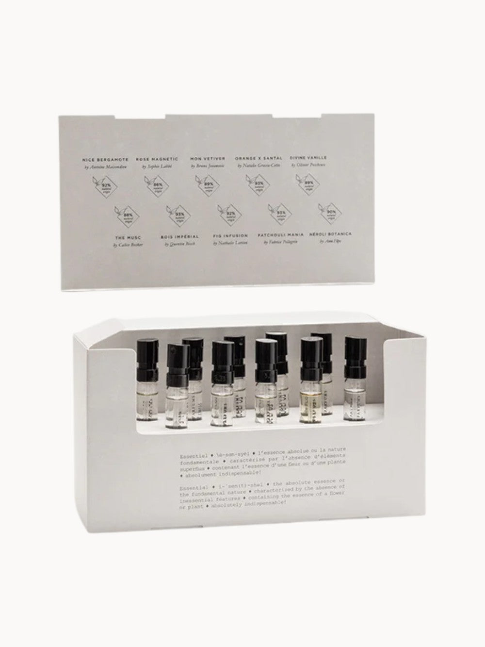 Essential perfumes travel box