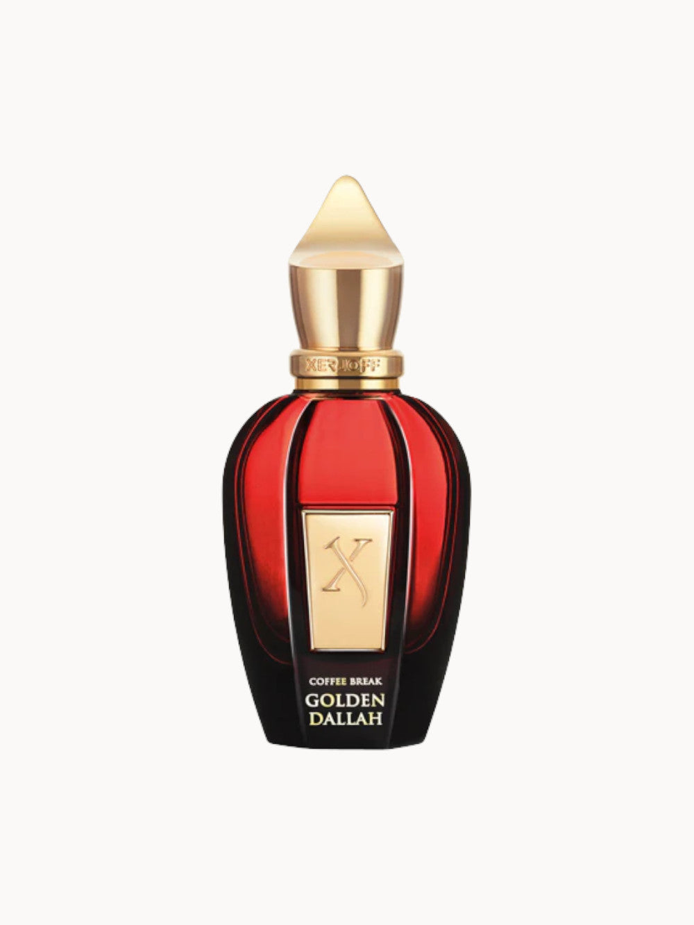 Golden Dallah von Xerjoff – ein warmer, würziger Duft inspiriert von arabischer Kaffeekultur. Mit Noten von Kaffee, Kakao, Gewürzen und Oud – orientalische Eleganz in Parfumform.