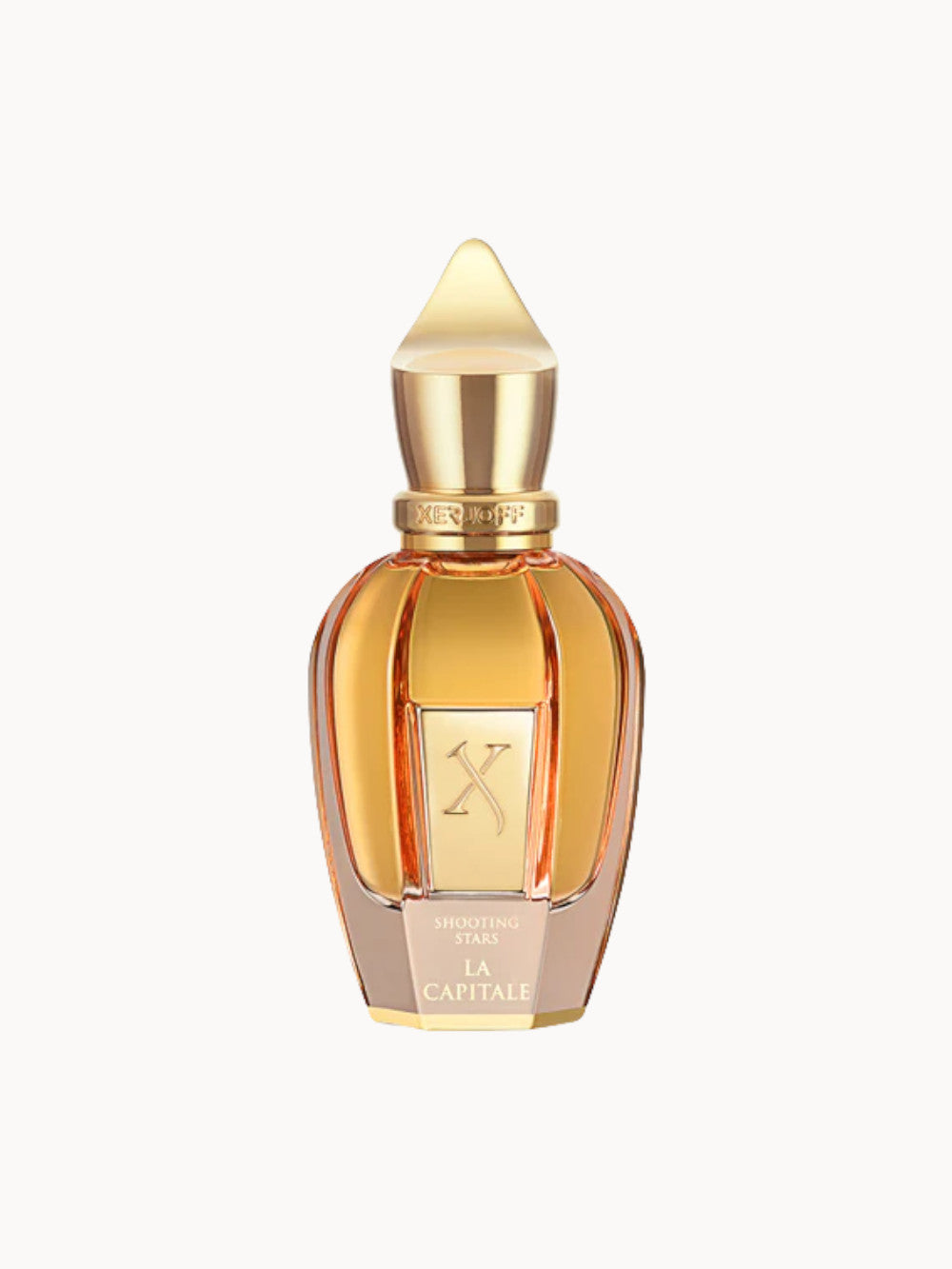 La Capitale von Xerjoff – ein verführerischer Duft mit karamellisierten Erdbeeren, Rose, Leder und edlem Safran. Abgerundet durch Bourbon-Vanille und Benzoin für eine unvergessliche Sillage