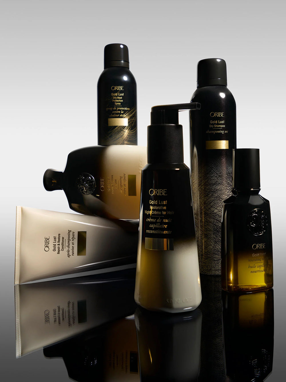 Crème notturno residua di lussuria oro per capelli