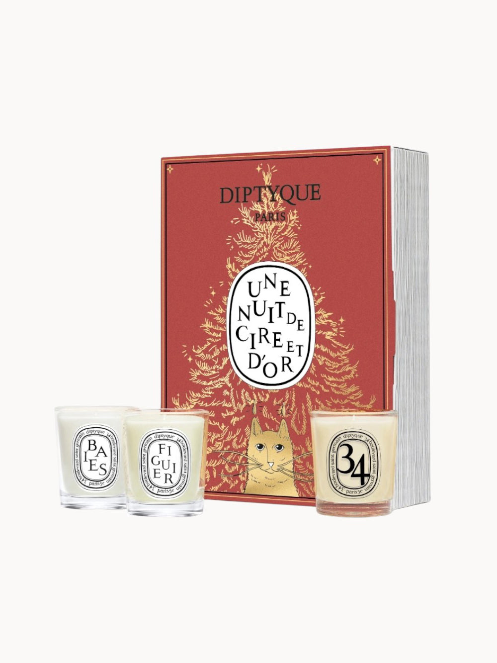 Surprise set with 3 mini candles