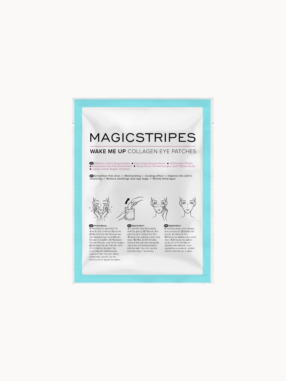 Wake me up kolagenowe płatki pod oczy w saszetkach