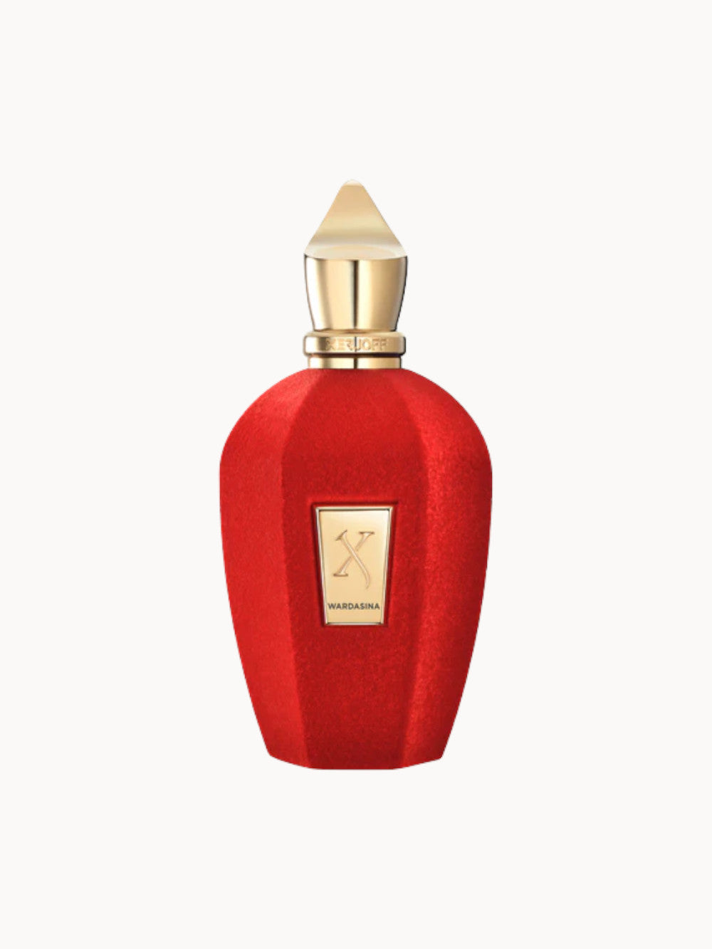 Wardasina von Xerjoff fällt alleine durch sein leuchtend rotes Äußeres auf und verführt mit spanischem Safran und bulgarischer Rose, Patschulio und Vetiver.