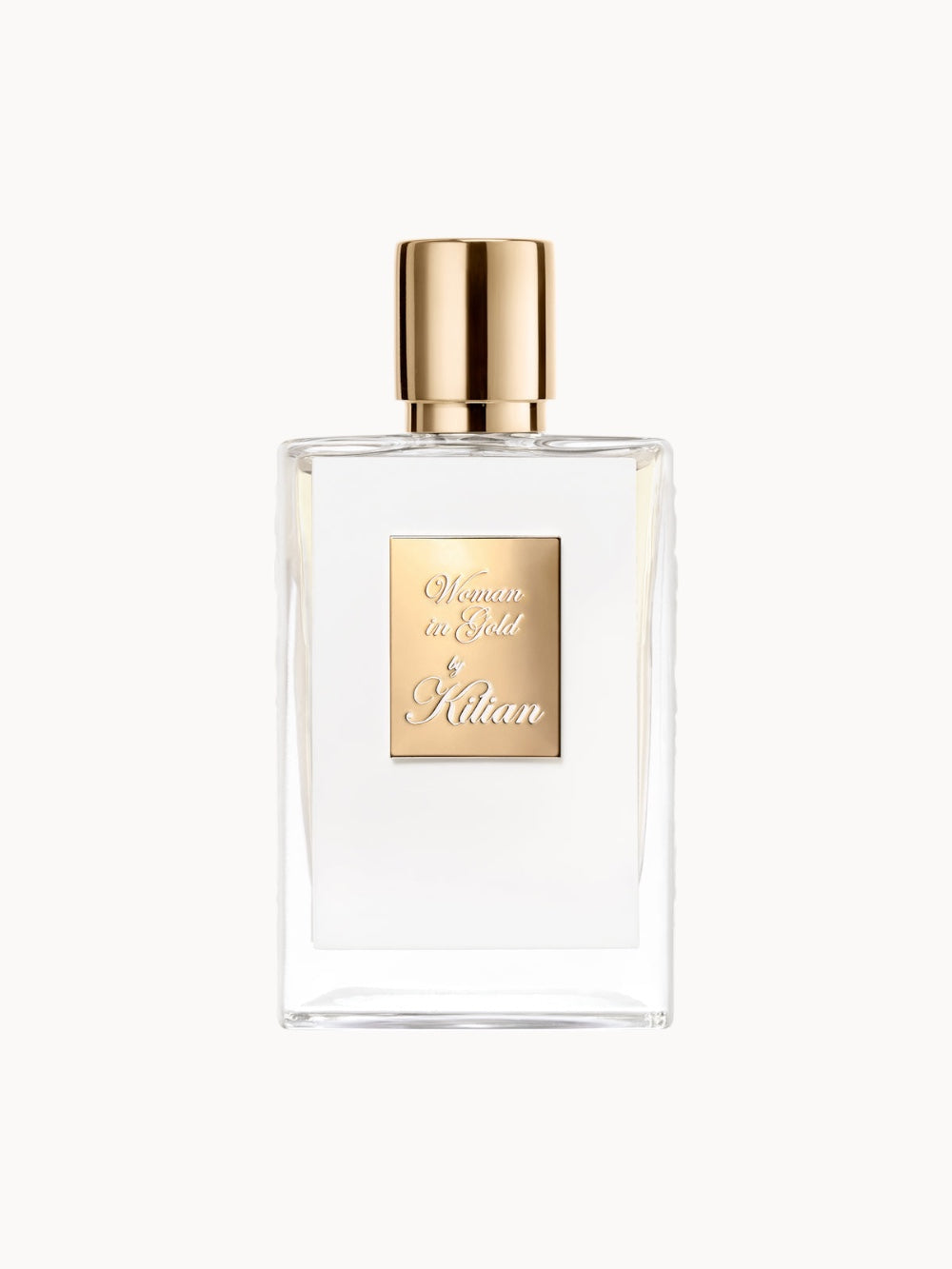 Woman in Gold – Ein glamouröser damenhafter Nischen‑Chypre-Duft von Kilian (seit 2017), kreiert von Calice Becker: leuchtende Kopfnoten aus Bergamotte, Mandarine & Aldehyden, ein florales Herz aus Rose, Geranie, Freesie & Marshmallow und eine warme Basis mit Vanille, Tonkabohne, Patchouli & Akigalawood – luxuriös, elegant, faszinierend