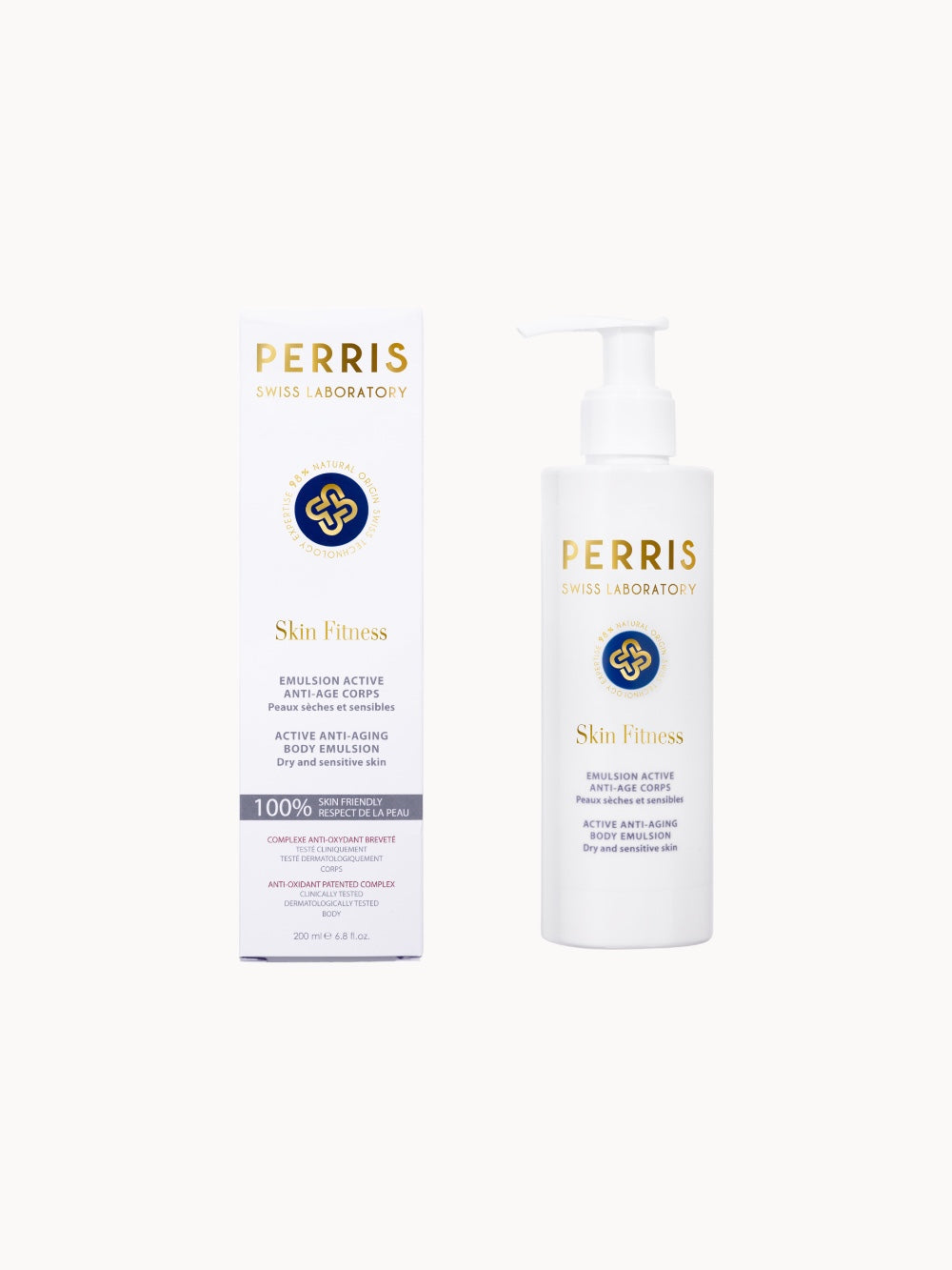 Émulsion du corps anti-âge actif