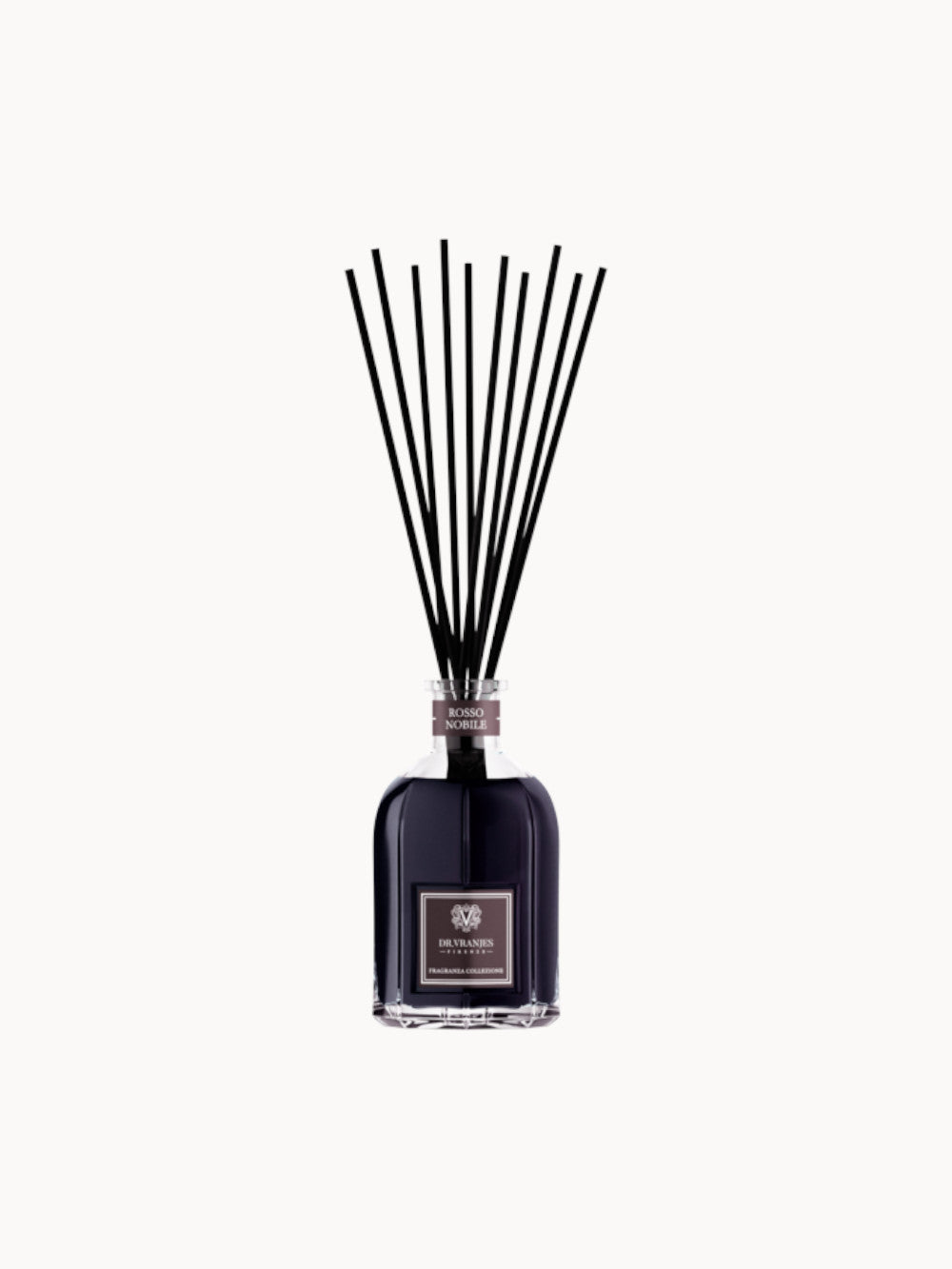 Fragancia de botella de vidrio Rosso nobile