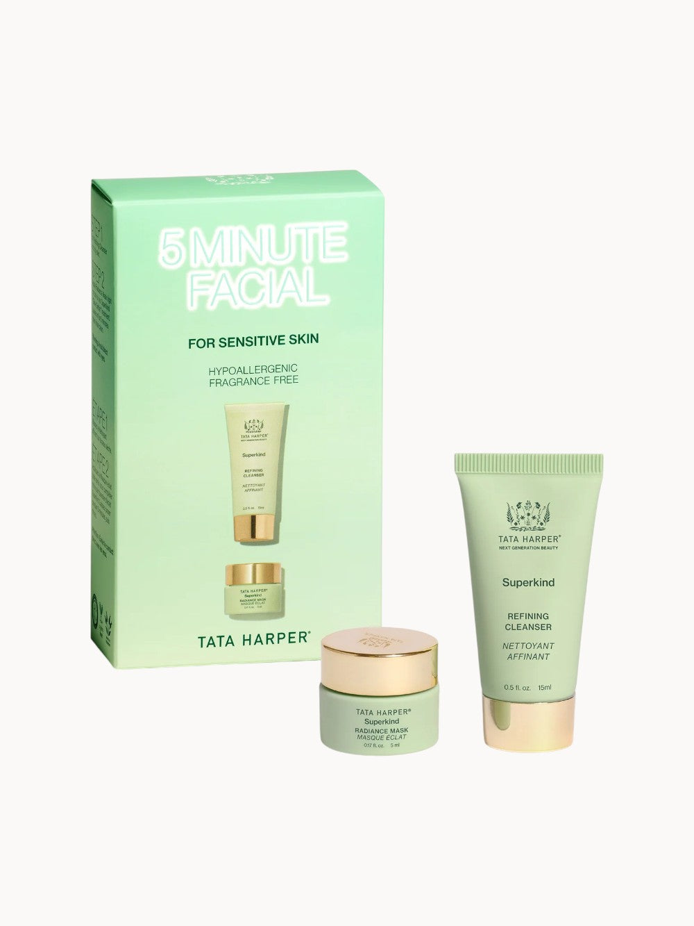 Trattamento viso in 5 minuti per pelli sensibili