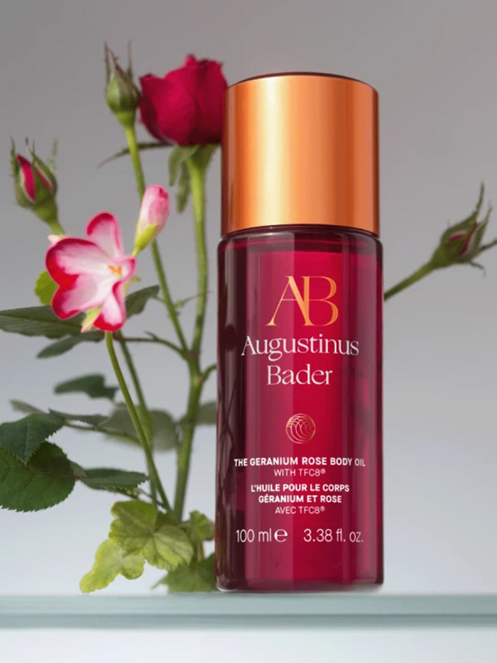 L'olio Corpo Geranio e Rosa 