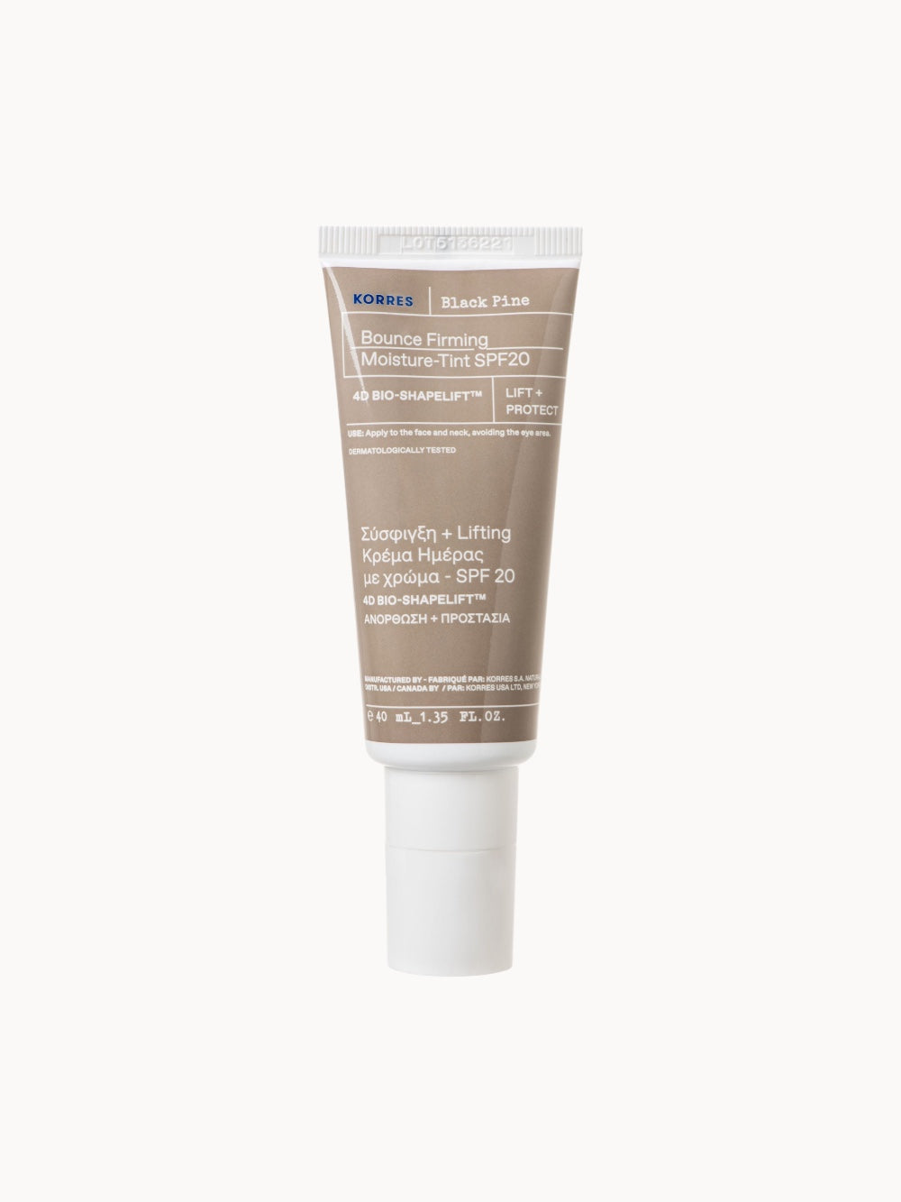 BLACK PINE 4D BioShapeLift™ Firming Moisturiser, tinted SPF20