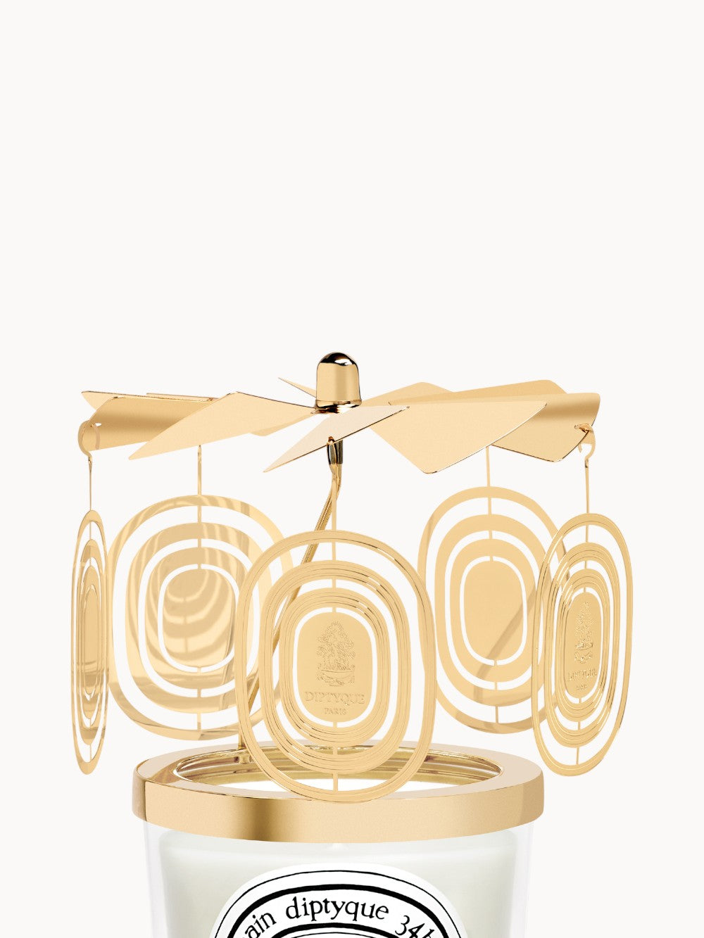 Decorative carousel for classic candles
