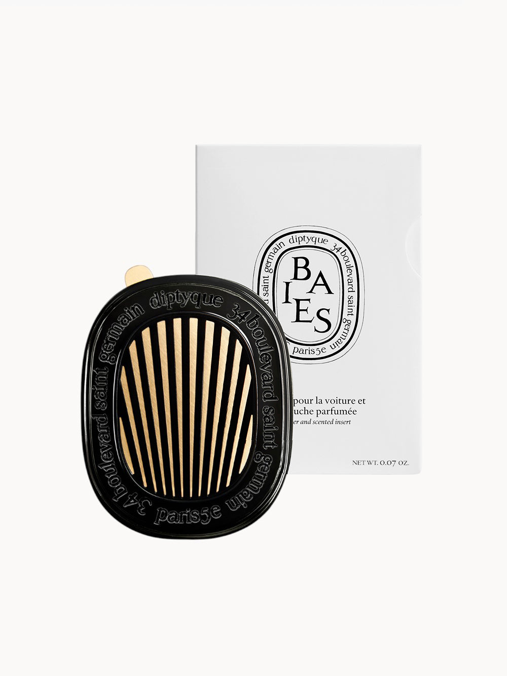 Car diffuser with Baies insert
