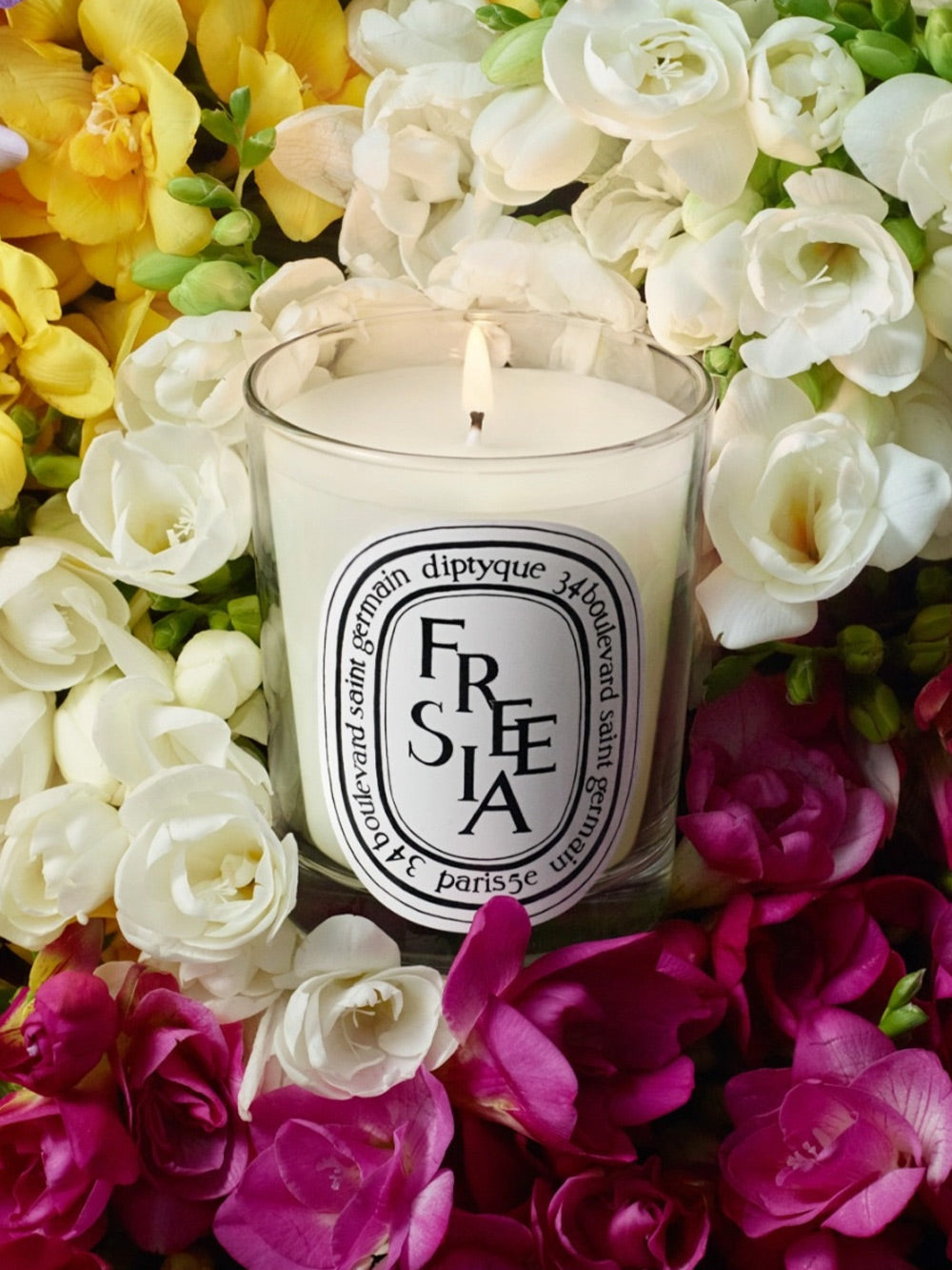 Kerze Freesia