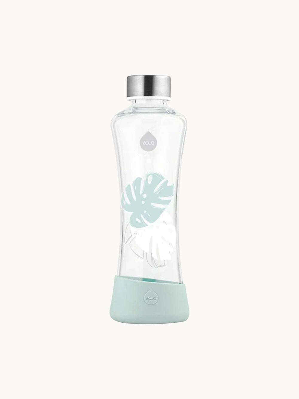 Bouteille de verre Monstera