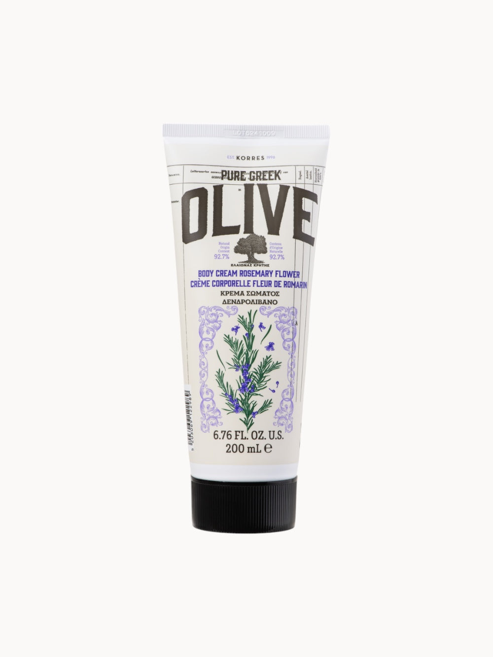 OLIVE ROSEMARY FLOWER Crème pour le corps