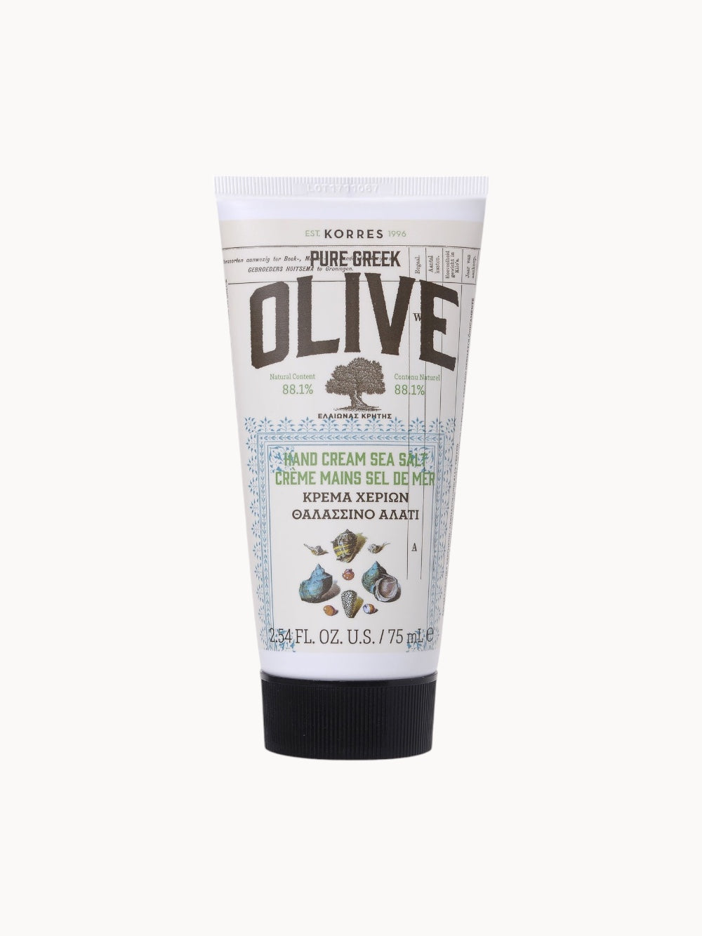 Crema mani all'olivo e sale marino