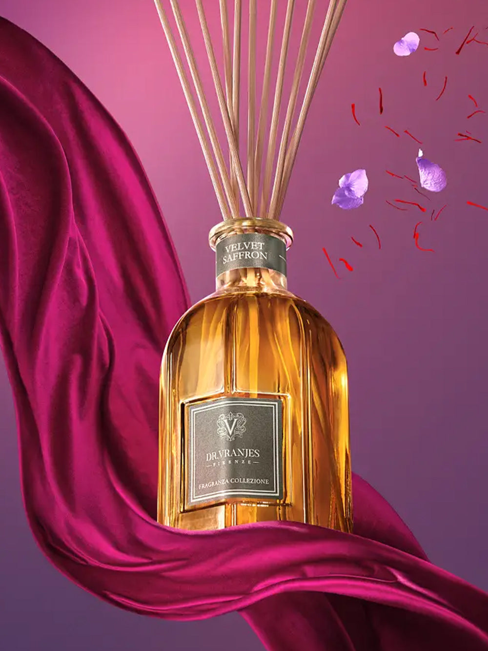 Diffuseur de parfum de safran en velours