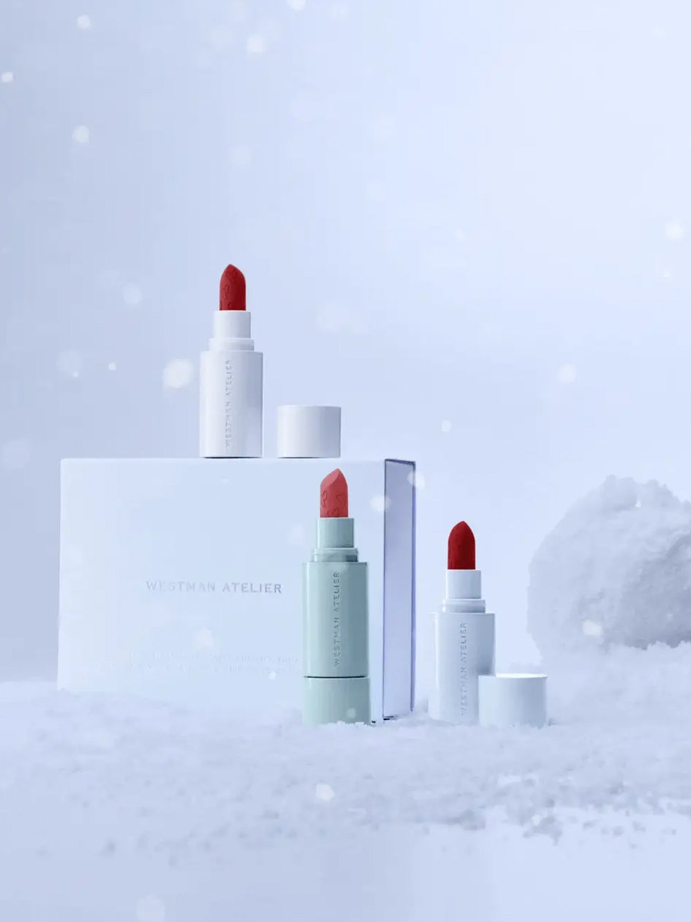 Pequeña gamuza de labios mate trío de lápiz labial