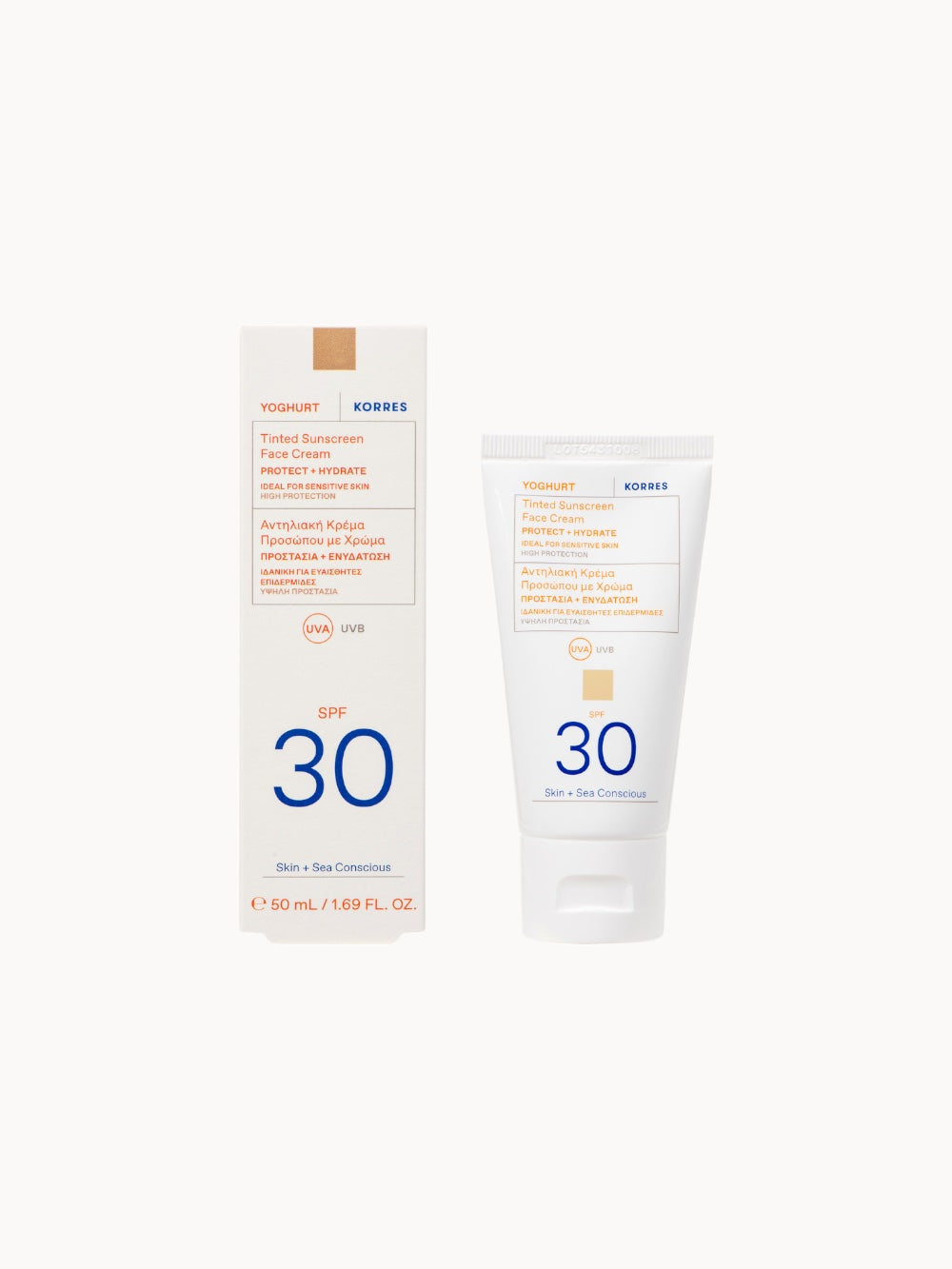 YOGHURT Crème solaire teintée pour le visage SPF30 