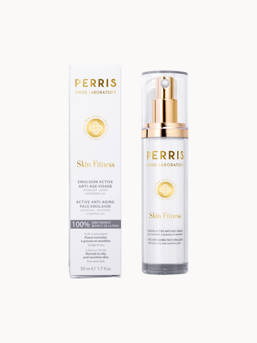 Active anti-aging face emulsion
