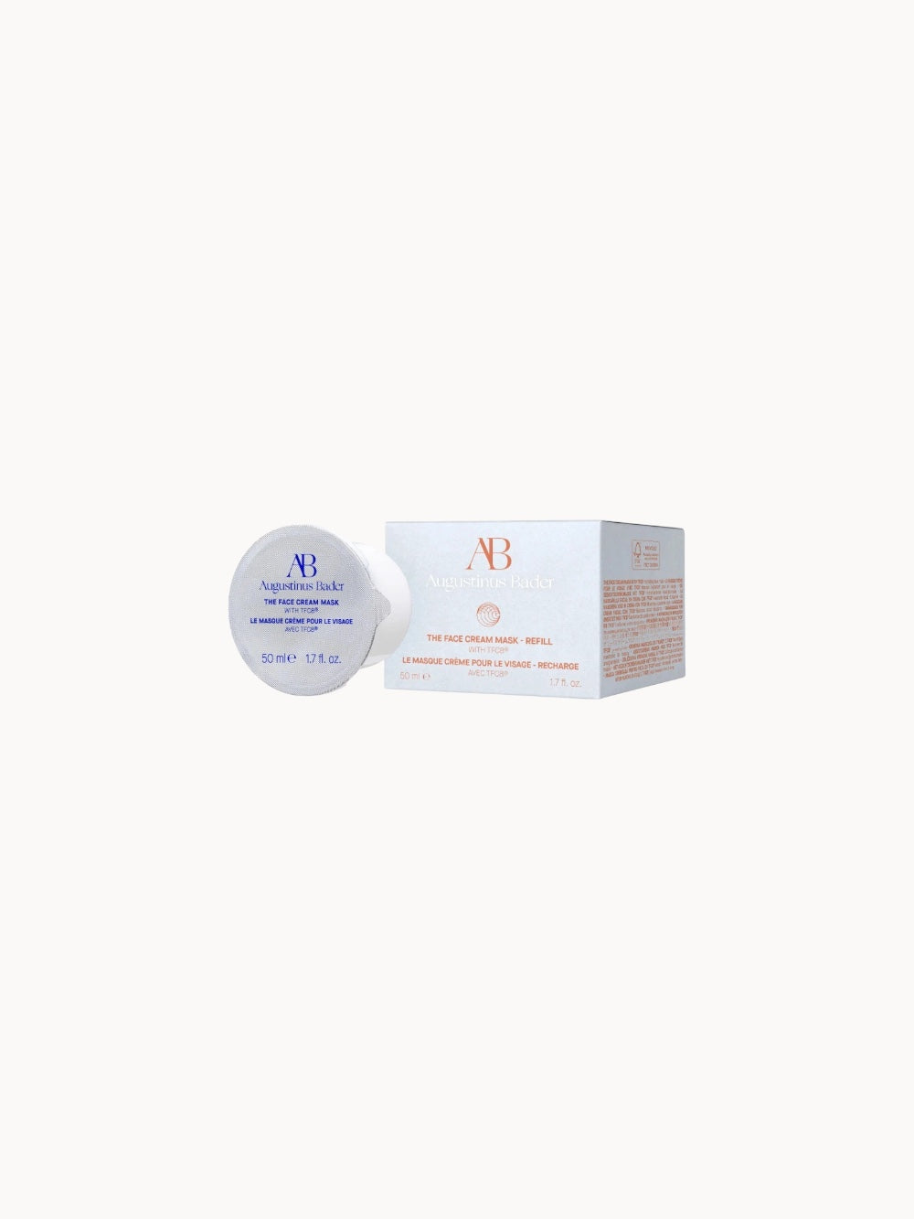 La recharge de masque à la crème pour le visage