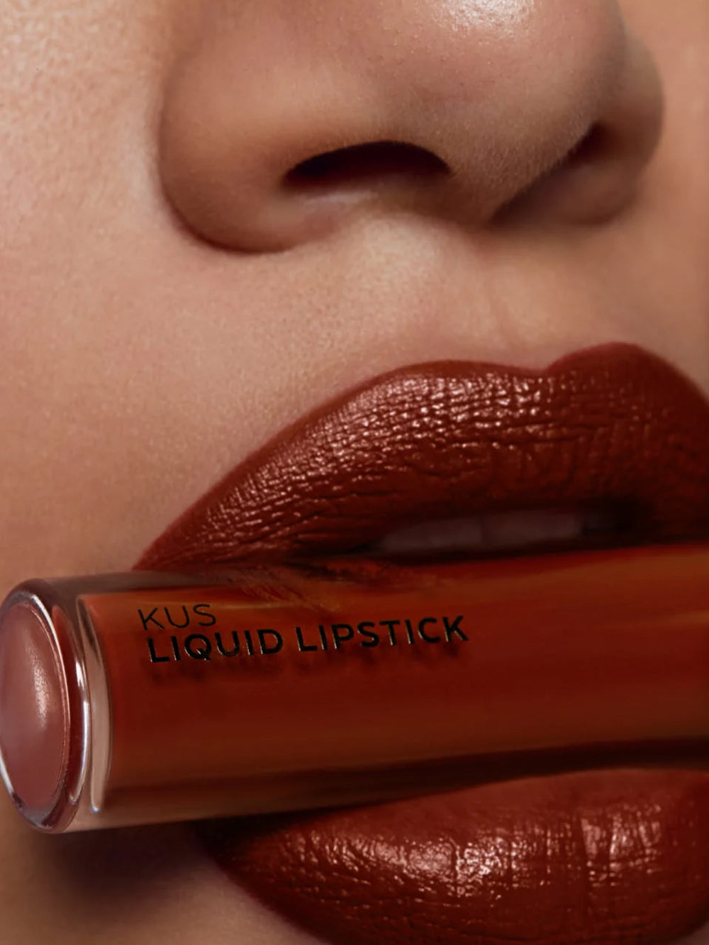 KUS Liquid Lipstick Brown Ruby 02